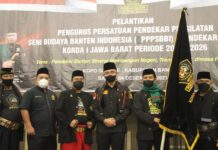 Andika Hazrumy Lantik Persatuan Pendekar Banten Korda Jabar di Bandung