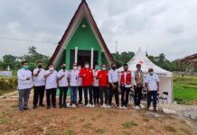 HUT PMI, Maesyal Rasyid Gelar Tanam Pohon dan Tebar Bibit Ikan