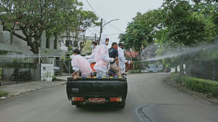 BPBD Tangsel semprot