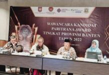 Pemprov Banten Gelar Paritrana Award 2022 Pemprov Banten